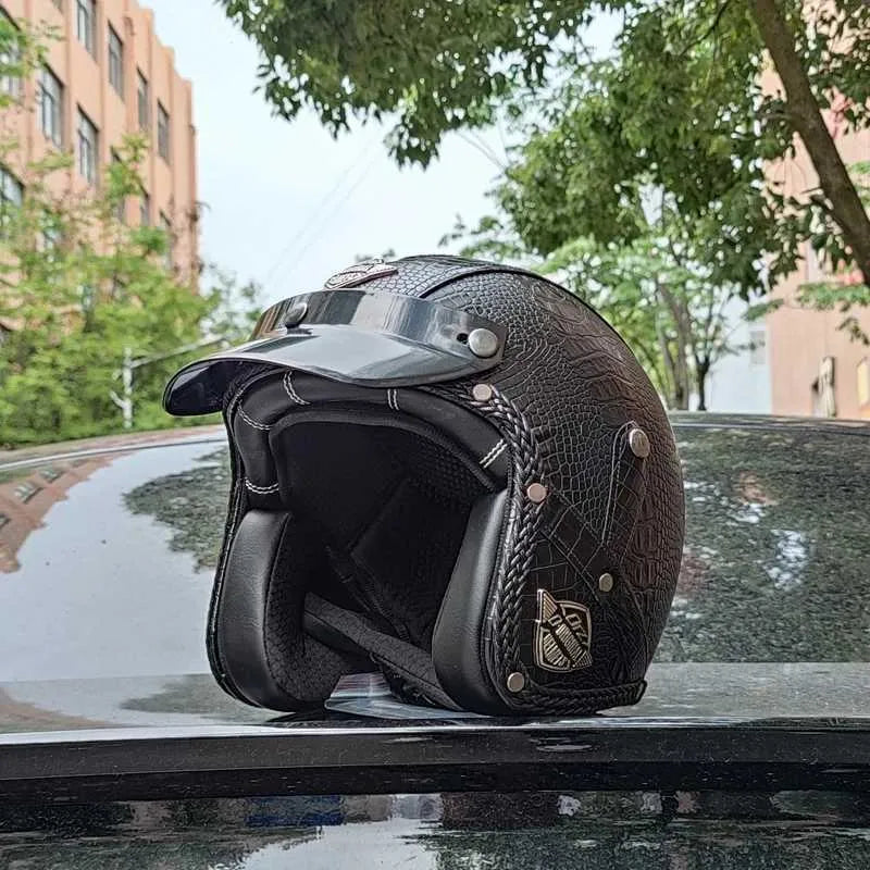 Leather Helmet